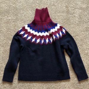 J Crew fair isle sweater